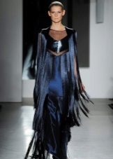 Chicago dress with fringed floor