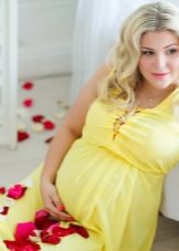 Maternity Yellow Dress
