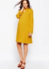 Flared maternity dress