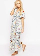 Flared maternity dress