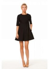 Dress with a flared skirt for women with a figure Hourglass