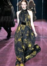 Long dress with American armhole