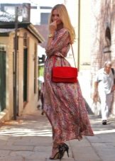 Stiletto Heels for Long Dress with Pattern