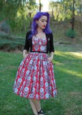 Bolero to dress in the style of new bow