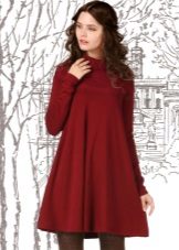 Dress with flared chest