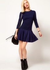 Black short winter dress