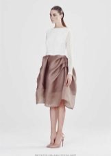 Spring dress with tulip skirt