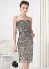 Dress adorned with stones