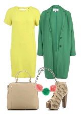 Clothing dress for the girl color type winter