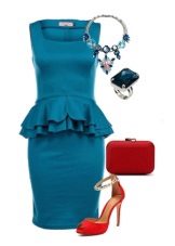 Clothing dress for the girl color type winter