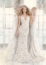 Summer lace wedding dress
