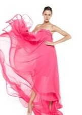 Pink summer dress to the floor