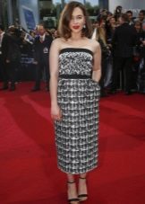 Midi Length Bandeau Dress