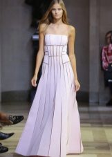 Strapless casual dress