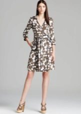 Wrap dress with a smell