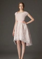 High-Low Jersey Dress