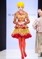 Dress from Pavloposadsky scarves Zaitsev