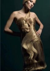 Dress of hair