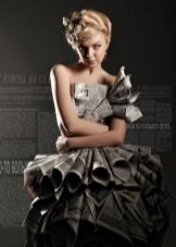 Dress from newspapers