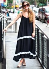 Long dress-bag on the straps for high