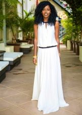 Low waist long dress for short women