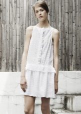 Dress with a low waist for a rectangle figure