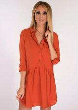 Dress with low waist full skirt for figure inverted triangle