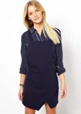 Short dress with a shirt