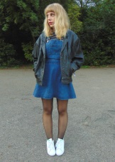 Gym shoes to denim dress sundress