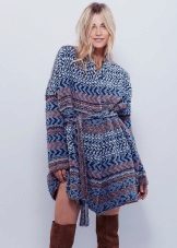 Boho woolen dress
