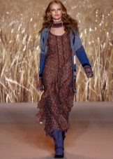 Hippie dress with print