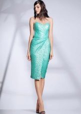 Slim short open dress