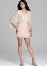 Dress with sleeves bat summer