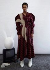 Winter dress in a cage