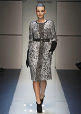 Winter dress for full straight