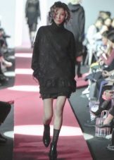 Winter dress, knitted sweater