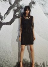 Boots to a short dress