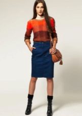 denim pencil skirt for every day