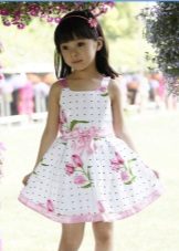 dress on straps for girls 3-5 years
