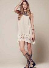 Dress in the style of boho for girls 12-14 years