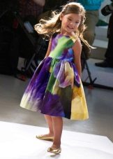 Summer elegant dress for girls fluffy