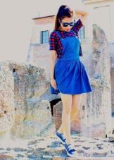 Denim summer dress for girls 12-14 years