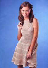 Summer knitted dress for teenage girls