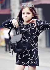 Dress short straight for a girl of 11 years