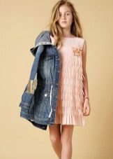 Dress A-line for teenagers