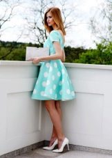 Dress for a teenager turquoise