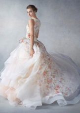 flowing organza dress