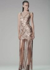 Beige dress and boots