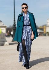 Accessories for a long autumn dress