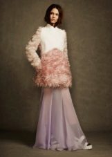 Short coat to a long dress